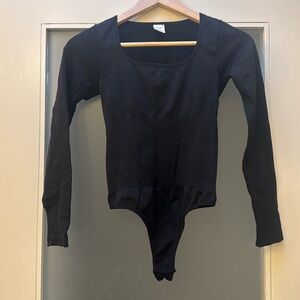 Black Long Sleeve Bodysuit